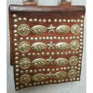 One of a Kind handmade crossbody concho wallet m